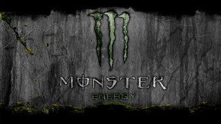 Monster energy logo wall green 2 - 4k uhd image free wallpaper