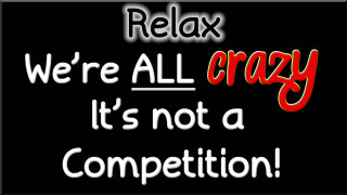 Black white red relax crazy - graphic design free wallpaper