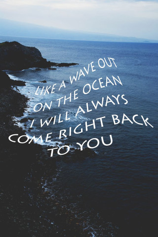 Ocean quote cliff background white - the ocean free wallpaper for mobile