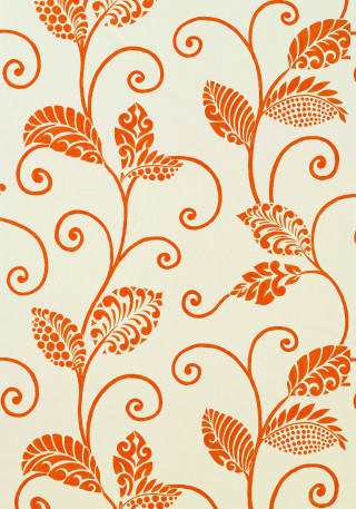Orange white flowers leaves red - david brewster free wallpaper for mobile