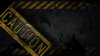Caution sign black yellow grunge - extreme free wallpaper