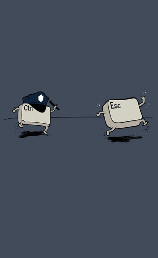 Cartoon dog pulling man rope - expressive free wallpaper for mobile