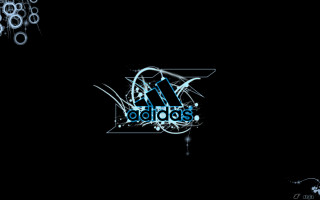 Black background blue white logo 11 - black background free wallpaper
