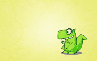 Cartoon dinosaur big grin happy - a big grin free wallpaper