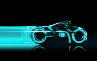 Futuristic motorcycle glowing blue wheel - a futuristic motorcycle free wallpaper