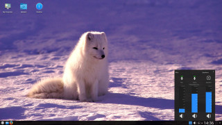 Polar bear snow purple background - the time free wallpaper