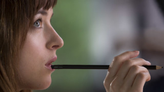 Woman holding pencil mouth surprised - a woman holding free wallpaper