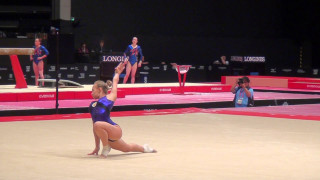 Woman blue leotard balance beam - other woman free wallpaper