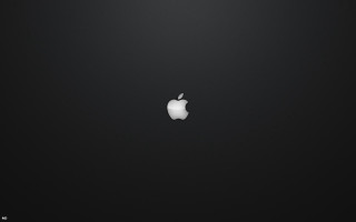 Black apple wallpaper white logo 2 - beeple free wallpaper