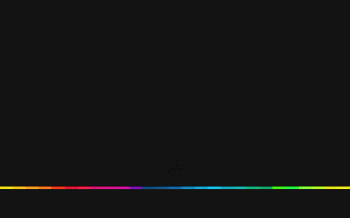Black background rainbow line white - chromatic aberration free wallpaper