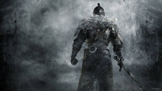Man black white sword dark 3 - dark soul free wallpaper