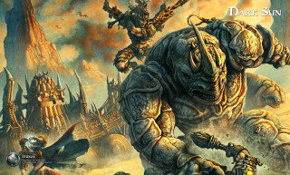 Giant creature attack fantasy setting - a giant creature free wallpaper