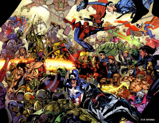 Avengers group characters heroes unity - a group together free wallpaper