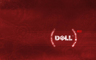 Red dell logo red background - rtx free wallpaper