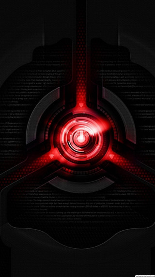 Dark red light circular design - circular free wallpaper for mobile