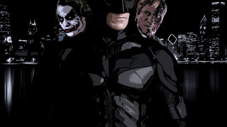 Batman joker group city night - the city free wallpaper