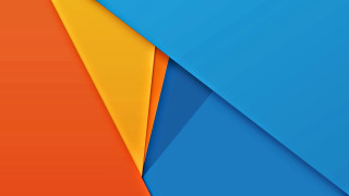 Blue orange background diagonal design - triadic free wallpaper for desktop