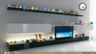 Flat screen tv entertainment center - flat free wallpaper for desktop