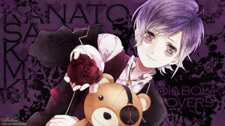 Gothic manga man teddy bear - a teddy bear free wallpaper