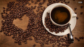 Coffee cup table spoon heart 2 - corneille free wallpaper