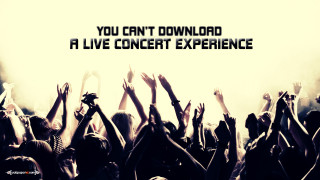 Crowd hands up quote above - a quote above them free wallpaper for desktop