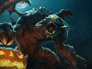 Demonic creature pumpkin mouth full 2 - a demonic creature free wallpaper