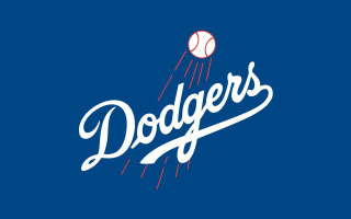 Dodgers logo baseball flying air - dave arredondo free wallpaper