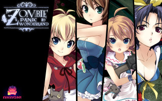 Anime girls outfits hairstyles group - different hair color free wallpaper