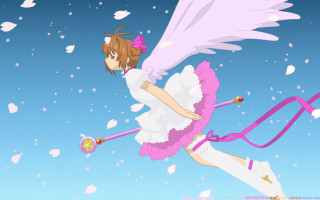 Girl pink dress ribbon angel - a pink ribbon free wallpaper for desktop