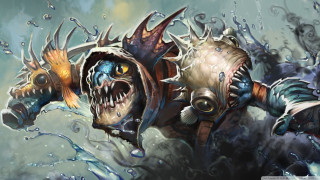 Monster huge mouth painting artwork - huge free wallpaper