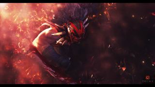Demonic creature red mask confetti 2 - a red mask free wallpaper