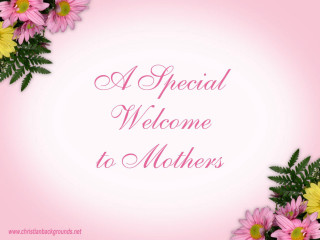 Welcome mothers day pink flowers - a pink border free wallpaper