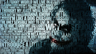 Bearded man face words wall - expressive free wallpaper