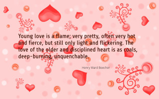 Love quote pink hearts valentine - free hearts wallpaper