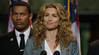 Woman microphone men flag background - serial art free wallpaper for desktop