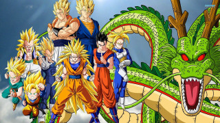 Dragon ball characters dragon statue - a group of dragon ball characters free wallpaper
