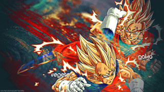 Dragon gohan fight dark red - cell free wallpaper for desktop