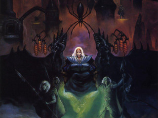 Man monsters giant spider dark - dungeon and dragons free wallpaper