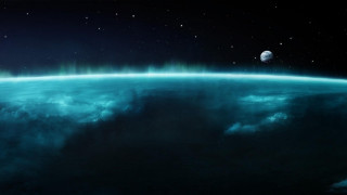 Earth space bright green light - green light free wallpaper