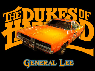 Duke of thunder general lee - a yellow car free wallpaper