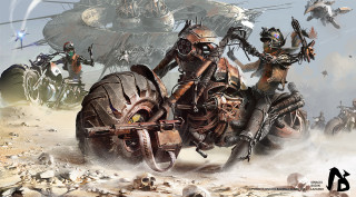 Motorcycle desert helicopter group ride - chris rahn free wallpaper