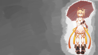 Woman red umbrella gray black - a red umbrella free wallpaper