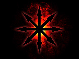 Red black star arrows background - dark art free wallpaper for desktop