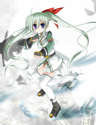 Anime girl white hair red 3 - long white hair free wallpaper for mobile