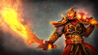 Man armor fireball sword hand - fan kuan free wallpaper