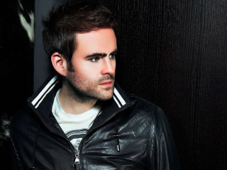 Man leather jacket leaning wall - dave kendall free wallpaper for desktop