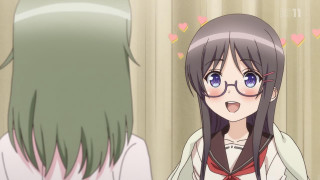 Girl glasses bowtie longhair schooluniform - long hair and glasses free wallpaper