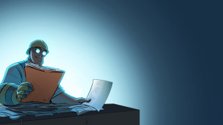 Man sitting table book hands - academic free wallpaper