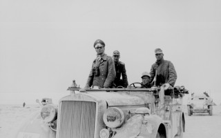 Men truck desert dog group - the back of it free wallpaper