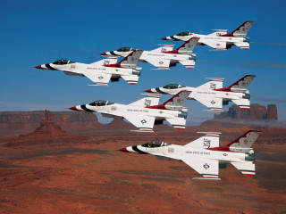 Fighter jets desert mountain sky - free cars wallpaper for desktop